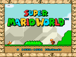 Super Mario World - Koopa Troopa Title Screen
